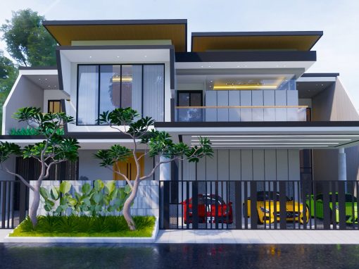 Desain Rumah Style Modern Di Lahan 20 X 25 M2